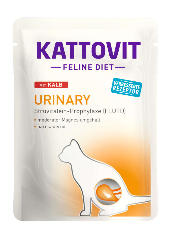 KATTOVIT Katzen-Nassfutter Urinary mit Kalb KATTOVIT Katzen-Nassfutter Urinary mit Kalb